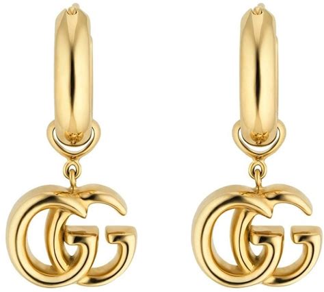 gucci gold studs|gucci earrings necklace.